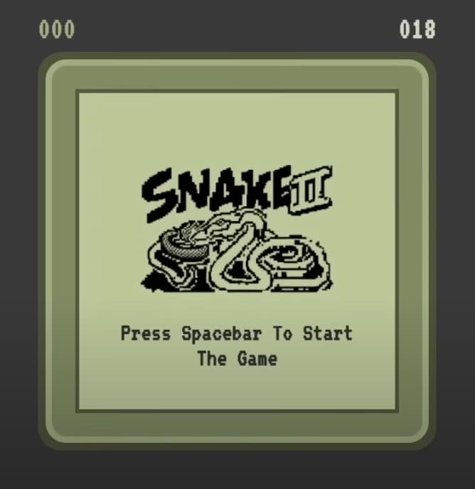 Retro Snake Game